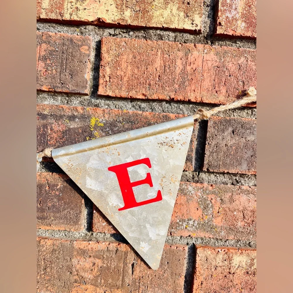 *Believe Metal Pennant Garland 45”